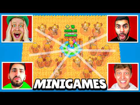 YOUTUBER-MINIGAMES BATTLE in Brawl Stars! 😱 (WER ist der BESTE YOUTUBER?)