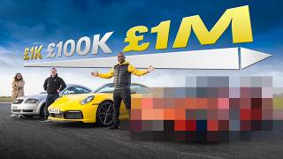 £1,000 vs £100,000 vs £1,000,000 Sports Car! Which Is Best! | 4K