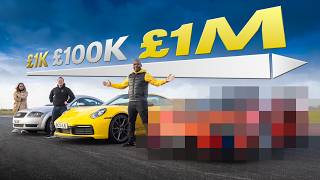 £1,000 vs £100,000 vs £1,000,000 Sports Car! Which Is Best?! | 4K