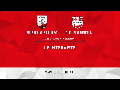 Serie B - Musiello Saluzzo vs C.F. Florentia  - Le Interviste