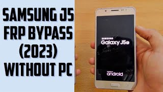 Samsung j5 frp bypass || Samsung j5 google account unlock (without pc) (2023)