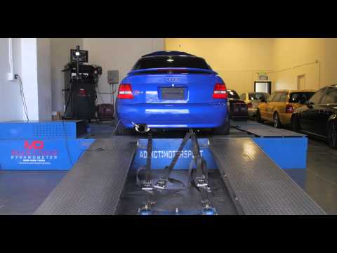 Audi S4 B5 with Borg Warner EFR 6758 Turbos on E85 Dyno Pull