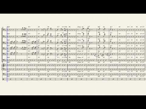 Let Battle Clements for Jazz Trombone Ensemble by Callum Au