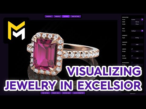 Visualizing 3D jewelry in Maverick Excelsior