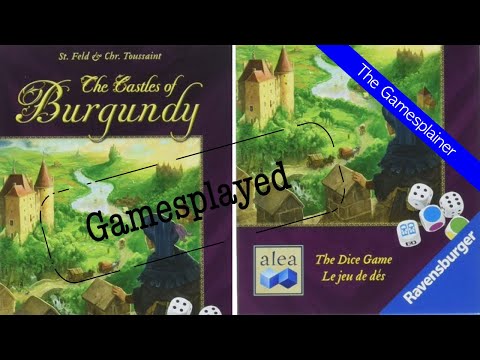 The Castles of Burgundy: The Dice Game Gamesplained - Parts 1 & 2 (Gamesplayed)