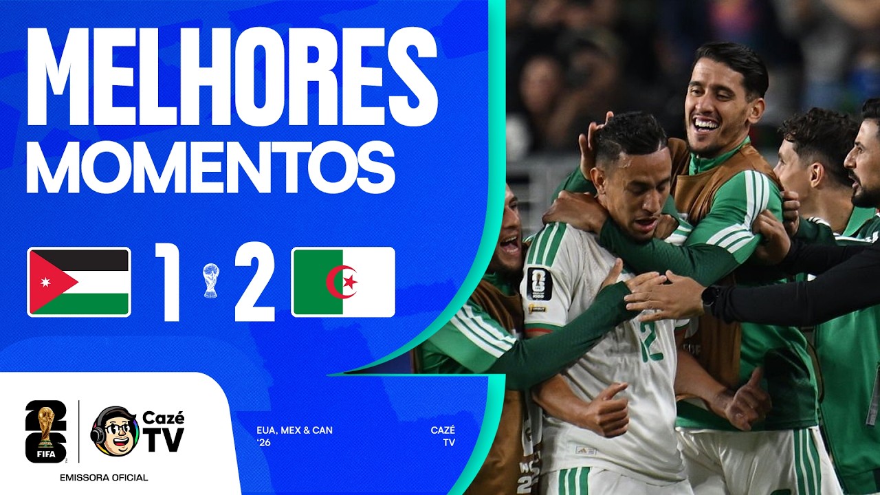 JORDÂNIA 1 X 2 ARGÉLIA | COPA DO MUNDO FIFA™ 2026 | 2ª RODADA | FASE DE GRUPOS