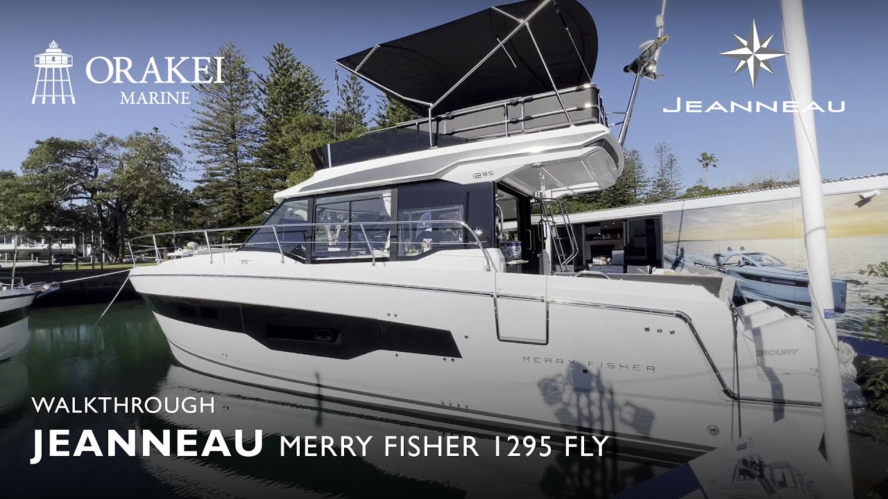 Jeanneau Merry Fisher 1295 FLY Walkthrough