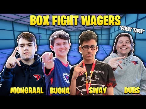 MONGRAAL, BUGHA, DUBS vs FAZE SWAY, BUCKE, KREO | 3v3 BOX FIGHTS WAGERS!