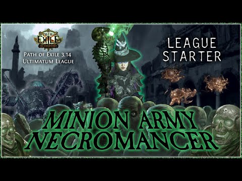 PoE 3.14 - Minion Army Necromancer - League Starter - Ultimatum League