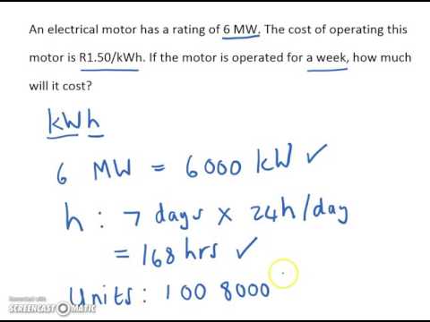 How to calculate kWh