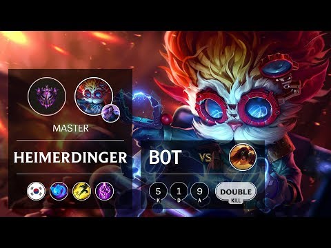 Heimerdinger Bot vs Sivir - KR Master Patch 9.8