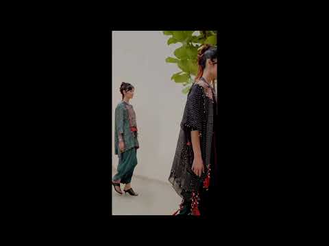 Indian Designer Aseem kapoor's latest summer festive collection of kaftans and shararas on Ogaan.com