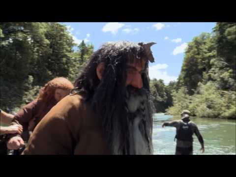 The Hobbit Barrel Scene Making of