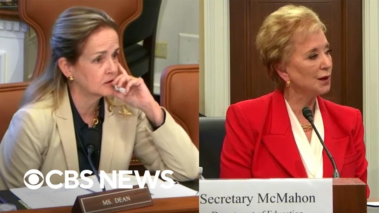 Watch: Education Secretary Linda McMahon confronted in hearing over funding cuts