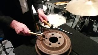 Ride/Crash Cymbal Scrape + Brake Drum with Hammer