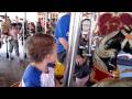 Logan On Central Park Carousel