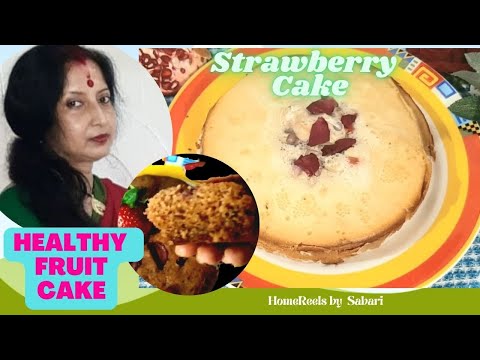 Homemade Strawberry Cake I Fresh Strawberry Cake I Egg less Cakes I         All occasion Cake