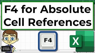 Excel Quick Tip: F4 for Absolute Cell References