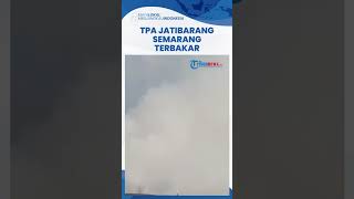 Damkar Pemkot Semarang Masih dalam Proses Pemadaman TPA Jatibarang, Padamkan Sisa Api dan Asap