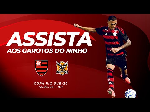 🔴 AO VIVO: FLAMENGO X NOVA IGUAÇU | COPA RIO SUB-20 (12/04/25)