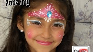 PRINCESA CON CORONA ( PINTACARITAS). FACEPAINTING PRINCESS .