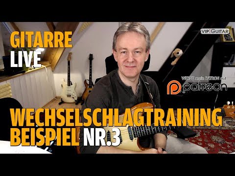 Wechselschlagtraining Gitarre! Runde 4 - Klassik Rock