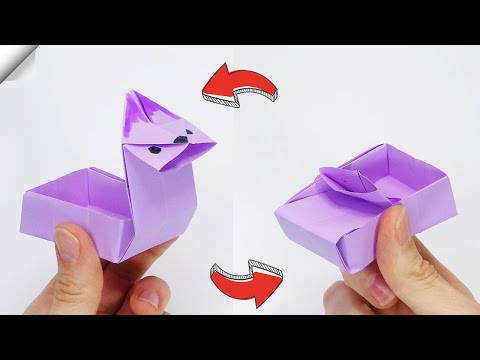 Origami DOG easy DIY paper crafts