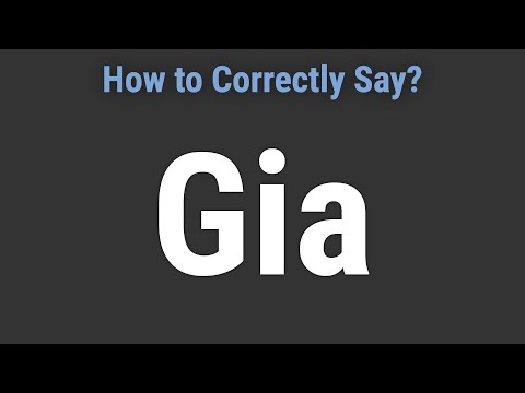 How to Pronounce Name Gia (Correctly!)