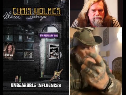 Thumbnail for new solo album from ex-W.A.S.P. guitarist Chris Holmes "Unbearable Influence" by L.A.B.