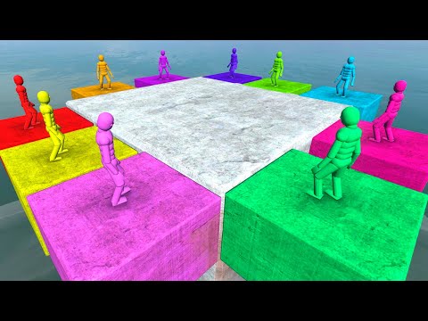 10x Solo Team NPC Deathmatch Smart AI Ragdolls Overgrowth