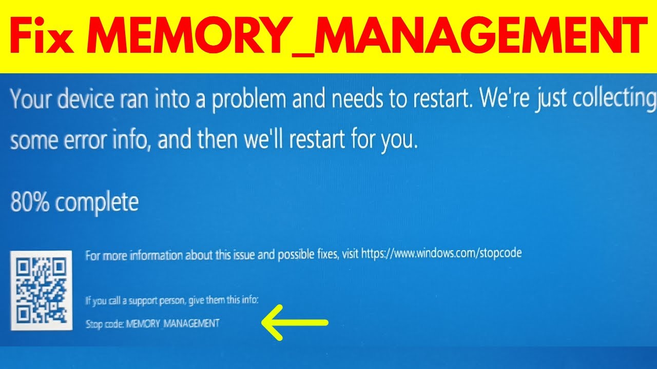 Windows memory management