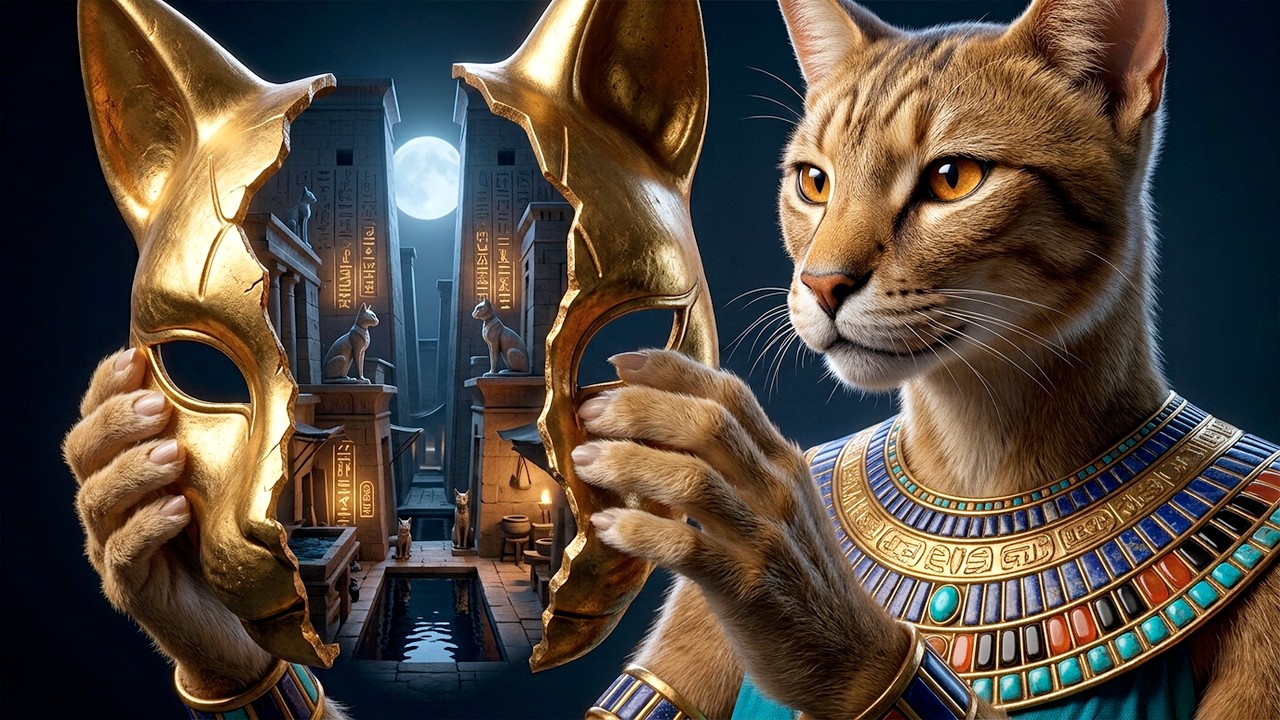 Bastet Awakened the Stone Cats of Memphis | Ancient Egyptian Chant for Deep Focus