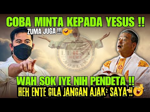 🔴BERTEMU PENDETA GILA, Bang ZUMA SYAHADAT ULANG😂 ~ Debat Seru Islam Kristen