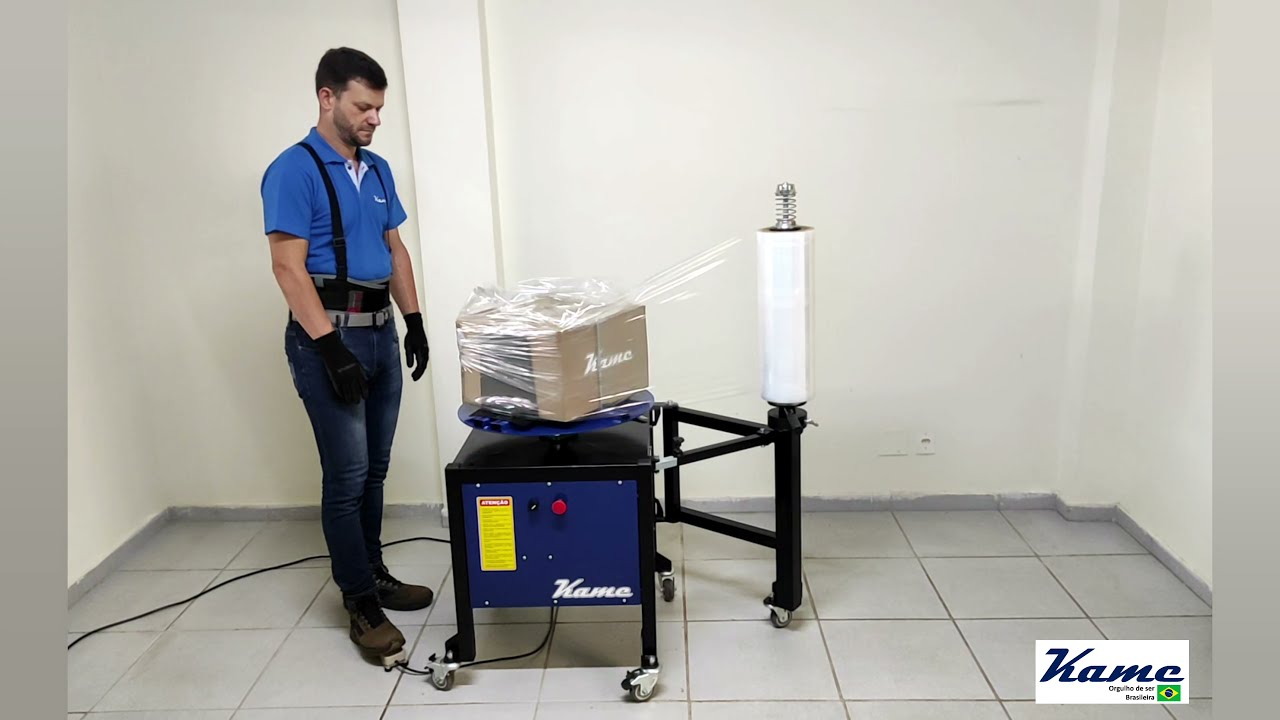 Envolvedora Embaladora de Caixas de Papelão Kame modelo CBW600