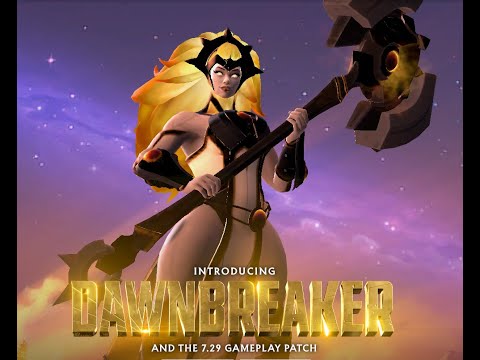 Dawnbreaker DOTA 2 NEW Hero Spotlight/GAMEPLAY/Patch 7.29