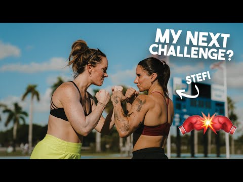 Sparring with Stefi Cohen | Track Workout for Boxing