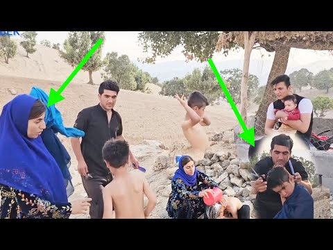 Mahnaz's family: shaving her children's heads and meeting Amir