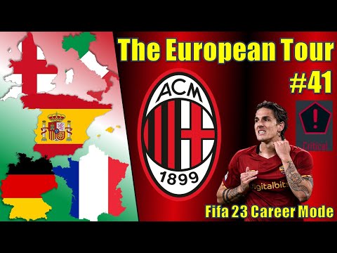 DO OR DIE VS ROMA | CRITICAL JOB SAFETY! | AC MILAN CAREER MODE | FIFA 23 | THE EUROPEAN TOUR | #41
