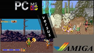 PC vs. Amiga - 8 games from 1990