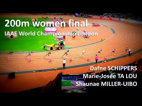 200m women's final - London 2017