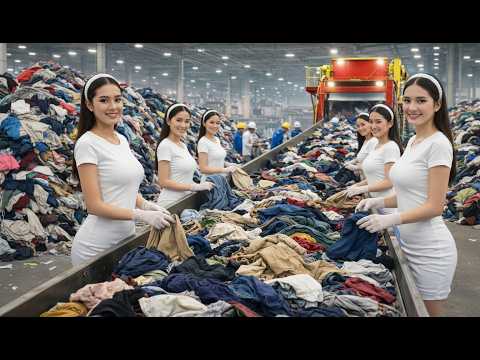 From Old Clothes to Luxury Fashion | The Fully Automated Industrial Recycling Process