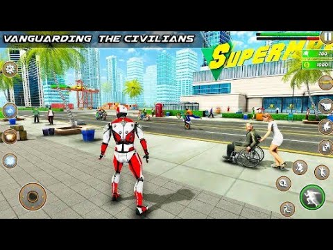Speed robot games 2021- miami crime city battle part (1)