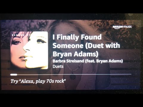 Barbara Streisand- I Finally Found Someone (Bryan Adams)