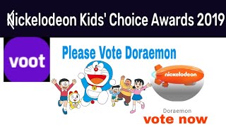 Please vote Doraemon in vote app For Nickelodeon K