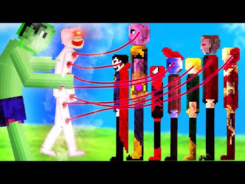 I Drained Every Superheroes Blood to create the Ultimate Creature in People Playground