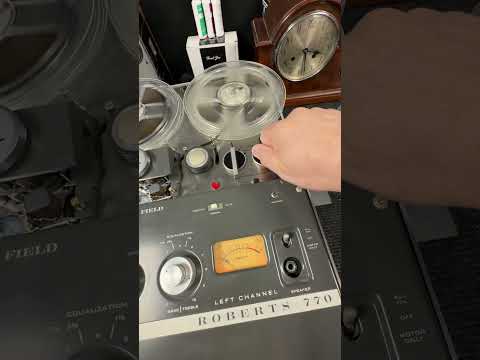 Roberts 770 1/4 track reel to reel with TUBE electronics image 21
