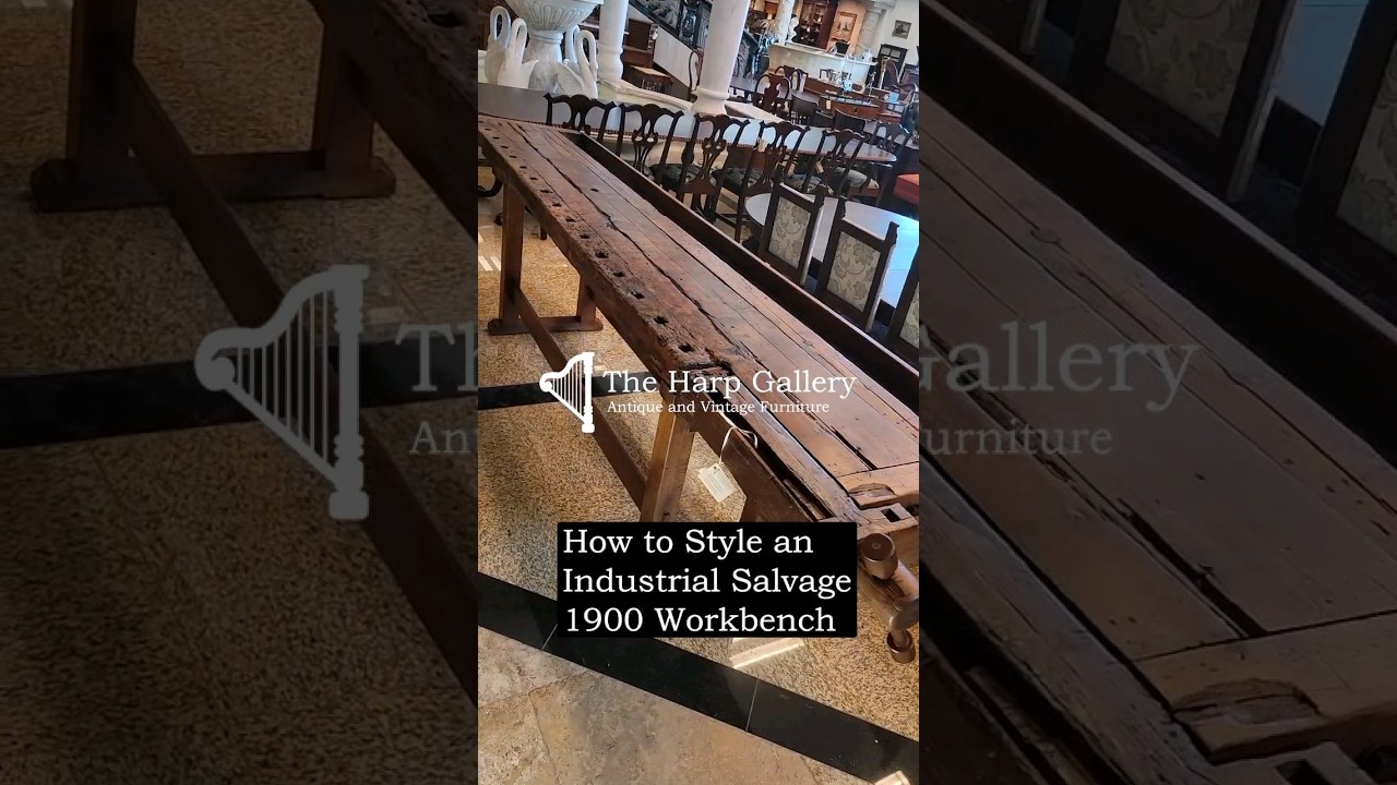 How to Style an Industrial Salvage 1900 Workbench!