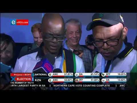 Ace Magashule comments on ANC's election progress