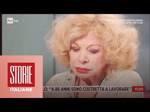 Sandra Milo: "Sono in difficoltà economiche, mi aiutano gli amici" - Storie italiane 22/04/2019