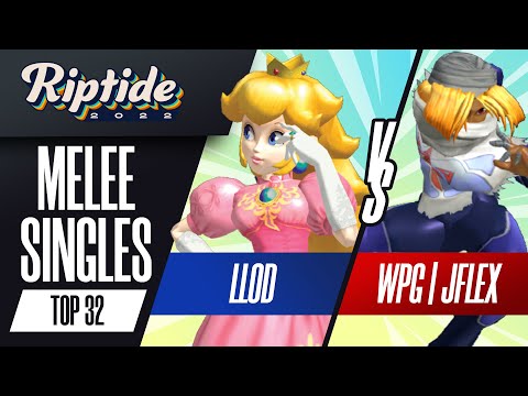 lloD vs Jflex - Melee Singles Top 32 - Riptide 2022 | Peach vs Sheik